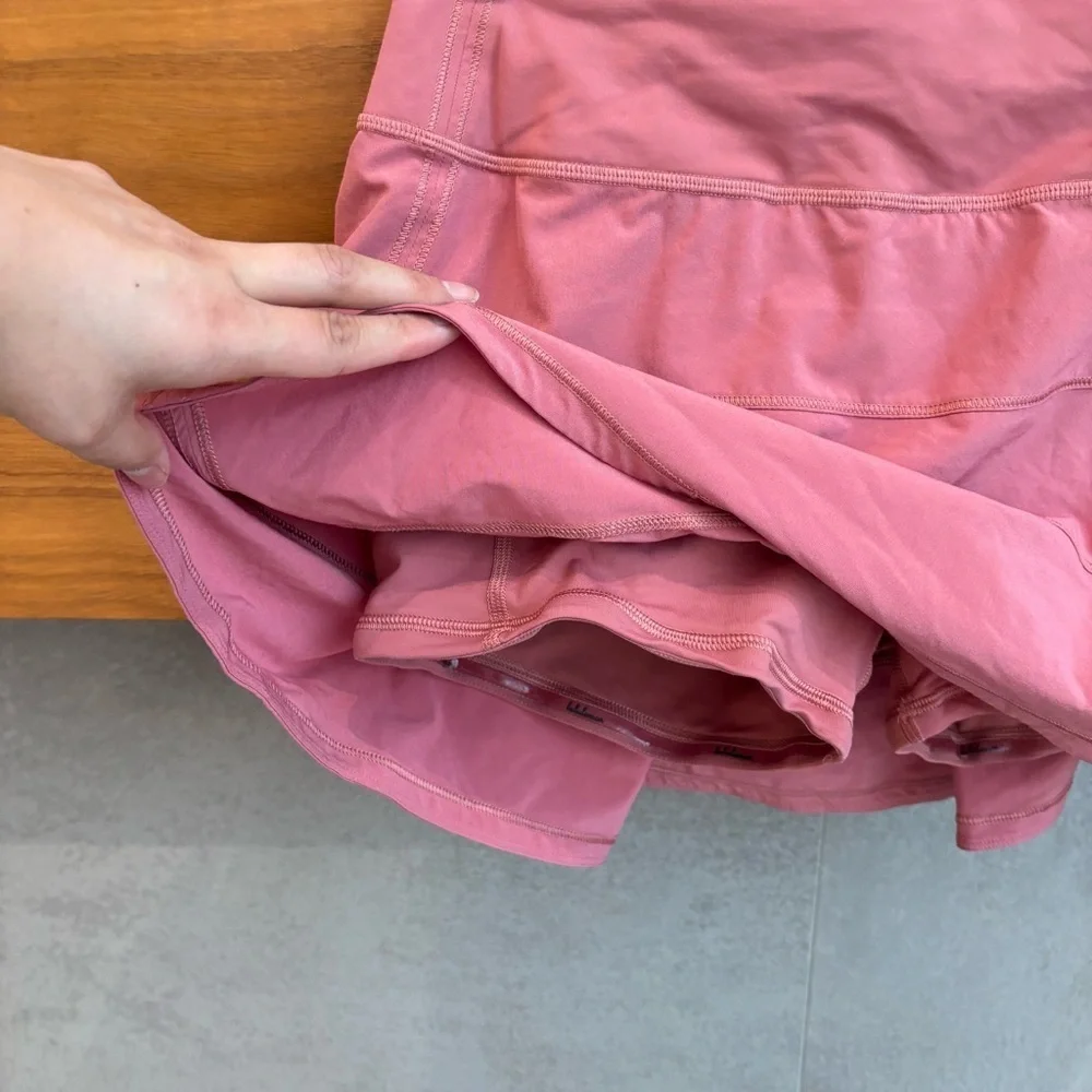 Lululemon Pace Rival Mid-Rise Skirt Brier Rose, Size 8